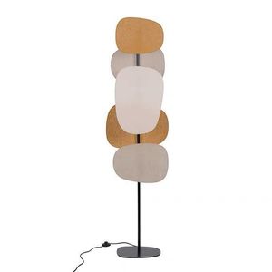 Vloerlampen Linnen scherm vloerlamp woonkamer slaapkamer lamp persoonlijkheid kunst model kamer stof verticale verlichting Q240217