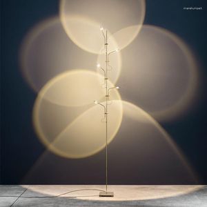 Vloerlampen Moderne Eenvoudige Lamp Nordic Projectie Staande Voor Woonkamer Art Deco Italië Led Stand Licht Creatieve Metalen Armatuur