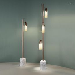 Stehlampen Moderne Stehlampe Nordic Wohnzimmer Licht Schlafzimmer Nachttisch Couchtisch Industrie Marmor