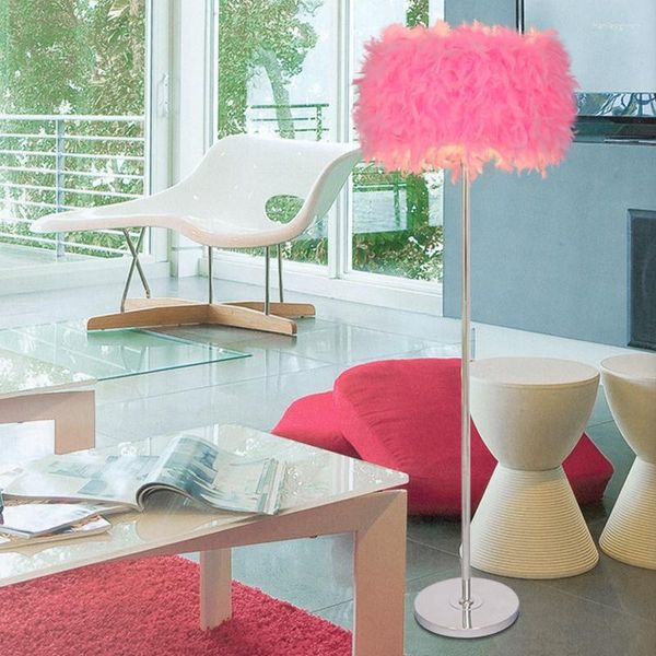 Lampadaires multicolores pouvant être sélectionnés, lampe de salon pour chambre à coucher, lumière plume, lumières modernes