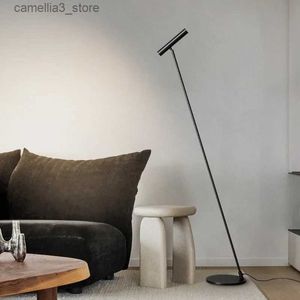 Lampadaires Nordique lampadaire LED minimaliste réglable grande lampe pour salon canapé chambre chevet étude lampe de lecture décor à la maison Lustre Q231016