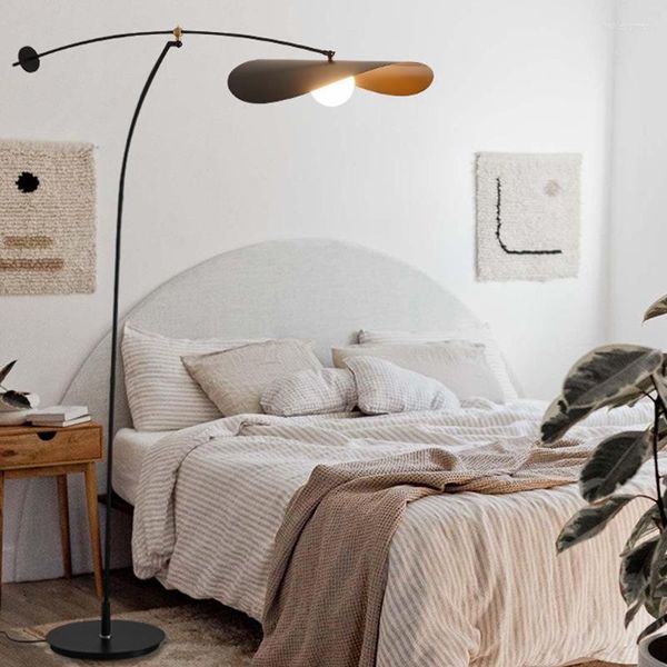Lámparas de pie nórdicas LED moderno brazo largo luz de pie creativa lámpara ajustable para El dormitorio sala de estar esquina decoración iluminación
