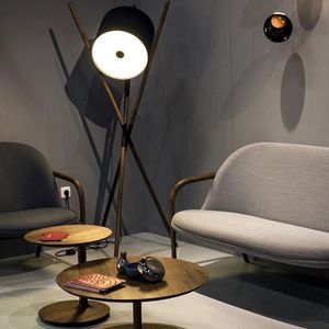 Lampadaires nordique minimaliste en bois massif lampe à LED Table salon décor à la maison chambre chevet El Villa canapé coin lumière