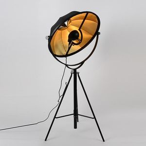 Vloerlampen PALLUCCO Fortuny Petite Verstelbare lamp Zwart Kleur Satellietvorm voor Woonkamerstudie