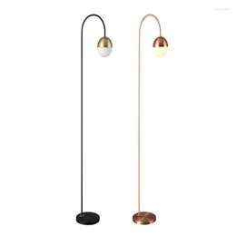 Vloerlampen postmodern loft creatieve led lamp rose goud zwart optioneel eenvoudig slaapkamer verlichting restaurantstation station