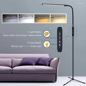 Vloerlampen Afstandsbediening Dimbaar Staande Licht LED-lamp 12W Flexibele zwanenhals Touch Dimmen Voor Studie Lezen Woonkamer