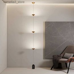 Lampadaires Royal minimalisme chevet lampadaire Led moderne Simple réglable en métal lampadaire en marbre canapé décor éclairage Led Luminaria Q231016