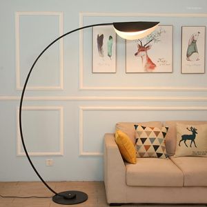 Vloerlampen Eenvoudig ontwerp afstandsbediening Dim woonkamer slaapkamer led bankstudie staande lamp oogbescherming ambient lichten