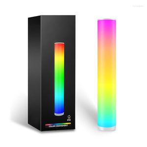 Vloerlampen slimme woonkamer sfeer sfeer ambient ritme herkenning licht RGB audio led