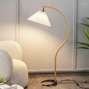 Vloerlampen gebrandschilderd glazen lamp vintage statief lichtbal modern hout