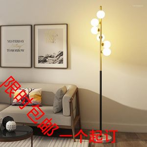 Vloerlampen statief licht lamp bamboe metalen standaard ventilator leesgiraf modern hout