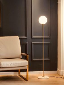 Vloerlampen Twiggy Lamp Lees Gold Light Glass Ball Modern Design