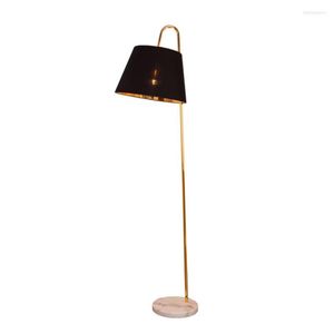 Lampadaires Vintage Loft Led Lampe Design Tissu Abat-Jour Décorer Debout Salon Chambre Stand Luminaires