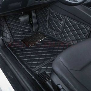 Tapis de sol Carpets 2019-2023 Hyundai Sonata Cuir artificiel Mat de sol de voiture personnalisée 2015-2018 Palisade 202-2023 INTÉRIEUR T240509