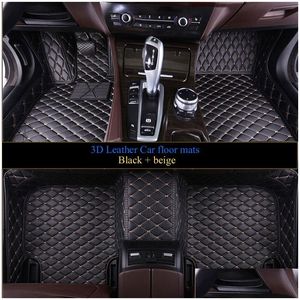 Tapis de sol Tapis de voiture pour Benz A C W204 W205 E W211 W212 W213 Classe S Cla Glc Ml Gle Gl Tapis une couche de doublures de style de voiture Drop Dhvwh