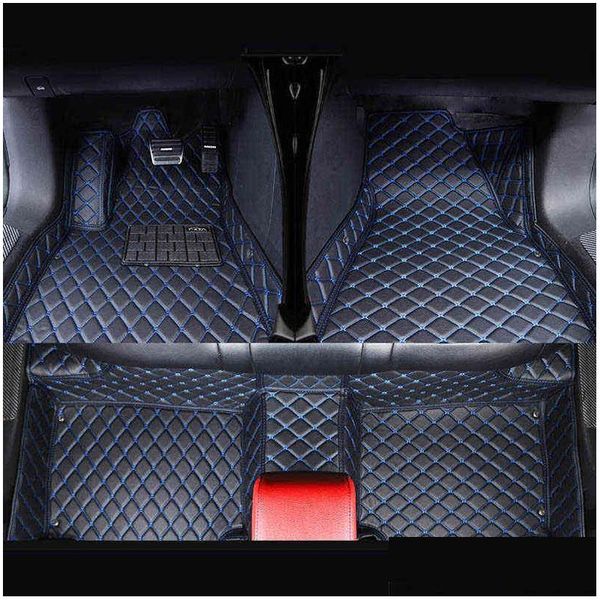 Tapis de sol Tapis de sol de voiture personnalisé pour Changan tous les modèles Cs55 Cs75 Cs35 Cx20 Cx30 Cs15 Cs95 tapis double pied H220415 Drop Deli Dhduv