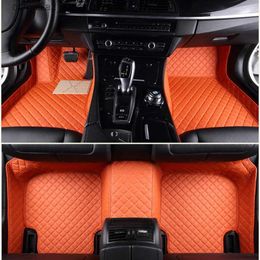 Tapis de sol Tapis de sol de voiture sur mesure pour Dodge Charger 2007-2021 ans tapis en cuir artificiel intérieur accessoires de voiture Q231012