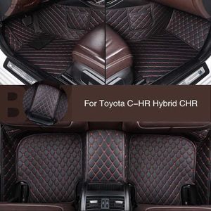 Vloermatten Tapijten Aangepaste autovloermatten speciaal voor Toyota C-HR Hybrid CHR CH R AX10 AX50 Autovoetkussens Lederen tapijt Interieur Auto-accessoires Q231012