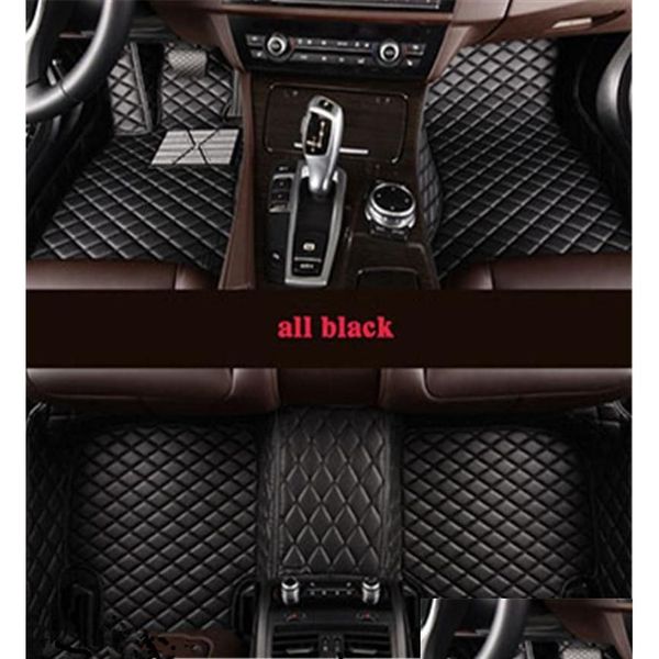 Tapis de sol tapis de voiture personnalisé pour A3 Sportback A1 8KX A2 8P Limousine Convertible A4 A6 Q2 Q3 Q5 Q73667563 Drop livraison automobil otzgi
