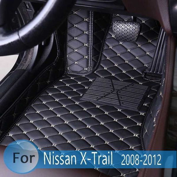 Alfombras de piso alfombras personalizadas accesorios de cuero interior de automóvil