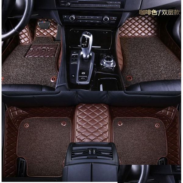 Tapis de sol Tapis de voiture sur mesure pour Voo C30 S40 S60L S80L V40 V60 XC60 XC90 Doublure de tapis robuste de style de voiture 3D livraison directe Dhejm