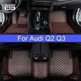 Vloermatten Tapijten CUWEUSANG Auto Vloermatten Voor Audi Q2 Q3 Voet Coche Accessoires Auto Tapijten Q231012