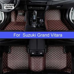 Vloermatten Tapijten CUWEUSANG Custom Auto Vloermatten Voor Suzuki Grand Vitara Voet Coche Accessoires Tapijten Q231012