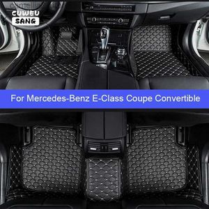 Vloermatten Tapijten CUWEUSANG Aangepaste autovloermatten voor Mercedes-Benz Clase E Coupe Convertible C207 C238 Auto Foot Coche Accessoires Tapijten Q231012