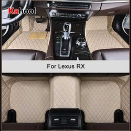 Tapis de sol Tapis KAHOOL tapis de sol de voiture personnalisé pour Lexus RX RX300 RX330 RX350 RX400H RX450H RX350H accessoires Auto tapis de pied Q231012