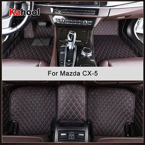 Tapis de sol tapis KAHOOL tapis de sol de voiture personnalisé pour Mazda CX-5 CX5 accessoires Auto tapis de pied Q231012