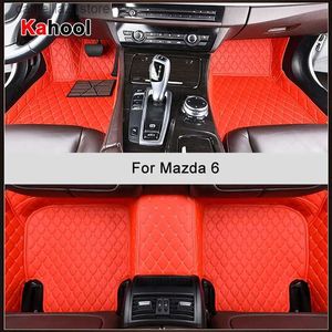Vloermatten Tapijten KAHOOL Custom Auto Vloermatten Voor Mazda 6 ATENZA Auto Accessoires Voet Tapijt Q231012