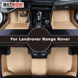 Alfombras de piso alfombras Matikohi alfombrillas de piso personalizadas para Landrover Range Rover Auto Carpets Foot Coche Accessorie T240509