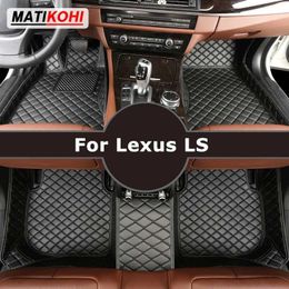Tapis de sol tapis matekohi mat de sol personnalisés pour Lexus LS LS350 LS400 LS430 LS460 LS500 LS500H LS600H Carpets Auto Foot Coche Accessoire T240509