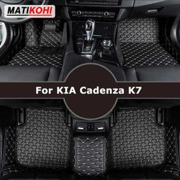 Vloermatten tapijten Matikohi Aangepaste autodatten voor Kia Cadenza K7 Auto Carpets Foot Coche Accessorie T240509