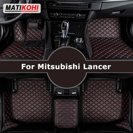 Tapis de sol tapis matyohi mats de sol de voiture personnalisés pour mitsubishi lancer automobile automobile pied coche accessoire T240509