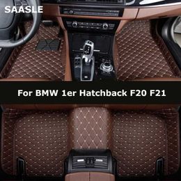 Vloermatten tapijten saasle aangepaste autotoesneden matten voor BMW 1er hatchback F20 F21 2012-2018 jaar 114-140 Auto tapijten voet coche accessorie t240509