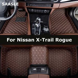 Tapis de sol Carpets saasle Mattes de sol de voiture personnalisées pour Nissan Xtrail Rogue X-Trail Auto Carpets Foot Coche Accessoire T240509