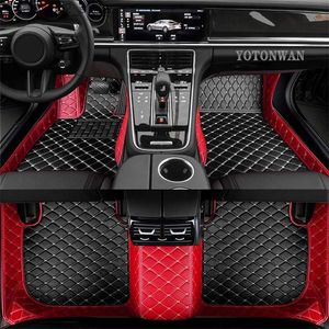 Floor Mats Carpets YOTONWAN Leather Car Floor Mat 100 For Fiat All Medels 500 500L 2007-2014 Punto Bravo Viaggio Freemoauto Auto Accessories Q231012