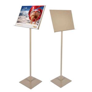 Vloer Menu Stand Reclame Poster Bestand Houder Leaflet Rack Literatuur Display Stand Hotel Restaurant Brochure Plank