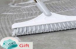 Cepillo para el piso Cepillo giratorio de escoba rígida Cleaner de goma Cepillo de baño de goma Cepillo para el piso del piso del baño del baño Cepillo de limpieza del baño 220115417610