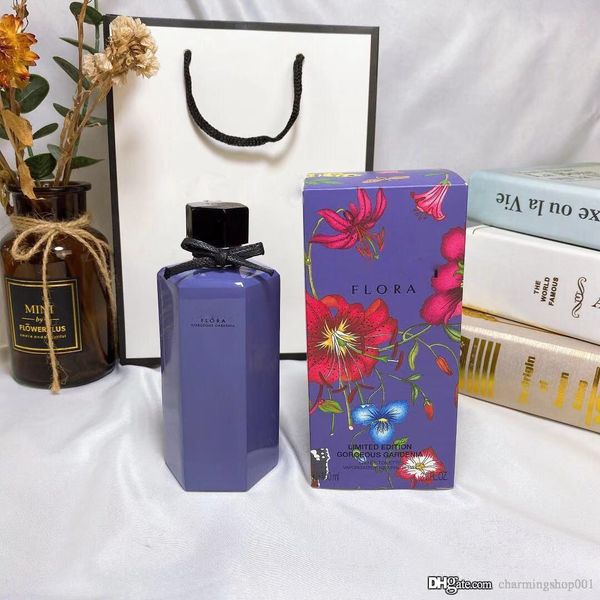 Flora Perfume Woman spray Gorgeous Gardenia Edición limitada 100ml Lady Gift fragancia duradera de alta calidad asequible entrega rápida gratuita