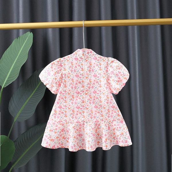 Bébé floral Qipao Girl Robes