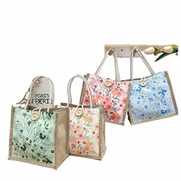 Sac en toile florale Sac pour femme Petit sac à bandoulière frais Fiable Fourre-tout Grande qualité Femmes Boutique S7az #