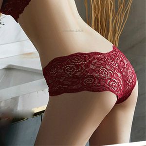 Floral Lace femmes culottes voir à travers bowknot Culotte taille basse sexy femmes sous-vêtements sous-vêtements vêtements volonté et sable nouveau