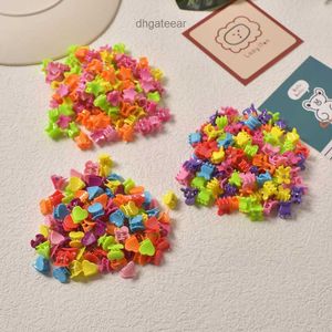 Mini Floral Rainbow Hyunya Clip de cheveux coloré à griffe pour enfants Clip Candy Clip Baby Butterfly Headswear