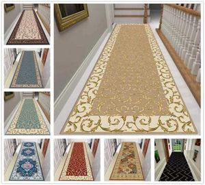 Floral Print Balkon Corridor tapijten voor woonkamer deuropening keuken tapijt flanel niet -slip huis slaapkamer tapijt vloerruimte 2201108316610