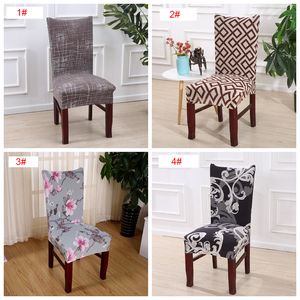 Floral Printing Chair Cover Home Dining Multifunctionele Spandex Stoel Cover Verwijderbare Elastische Slipcovers Seat Covers 39 Styles DBC BH2929