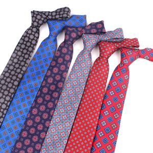 Floral Ties Mode Gestreepte Print Hals voor Bruiloft Zakelijke Pakken Paisley Skinny Mannen Vrouwen Man Stropdas Gravatas