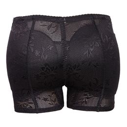 FLORATA Shaper Sexy Boyshort Broek Vrouw Fake Ass Ondergoed Push Up Padded Slipje Bil Shaper Butt Lifter Hip Plus size