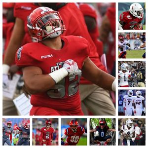 Maillot de football Florida Atlantic Owls 9 Desmond Tisdol 87 Elijah Brown 12 Michael Johnson Jr. 70 Malcolm Lamar Sr. 19 Morven Joseph 11 Casey Thompson